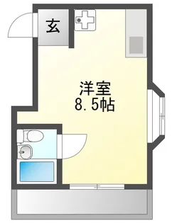 山淳コーポ【4階】の間取り