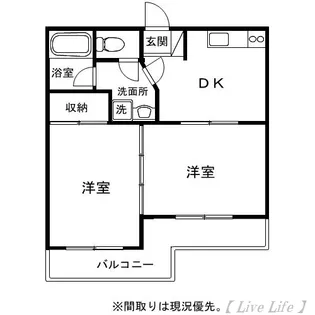 ネバーランド【2階】の間取り