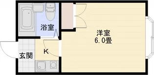 1Kの間取り画像