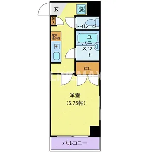 リヴイン国立【3階】の間取り