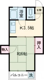 カノウハイツ【2階】の間取り