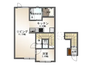 ポテト3【2階】の間取り