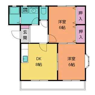 オリオンパーク【3階】の間取り