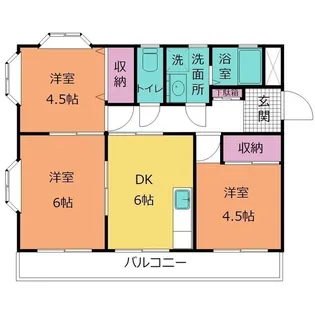 ホゥルサム 3【4階】の間取り