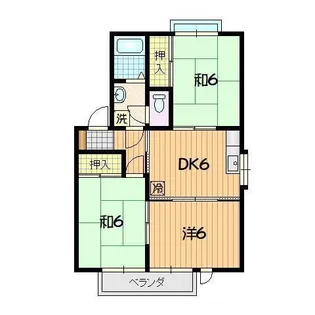 3DKの間取り画像