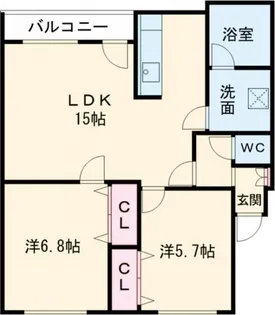 VICTORIA V【2階】の間取り