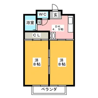 リヴェール吹上【2階】の間取り