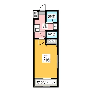 フローラルコートI【1階】の間取り