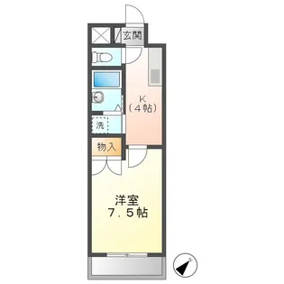 サンヒルズ八事山【1階】の間取り