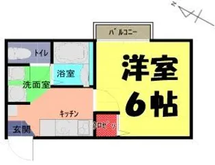 ソフィアテラス武里【1階】の間取り