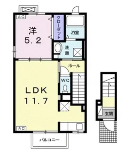 ビスタ【2階】の間取り