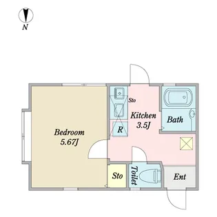 コンフォート【1階】の間取り