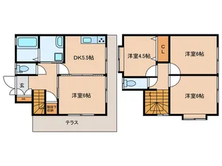 鹿児島県鹿児島市伊敷台1【一戸建】の間取り