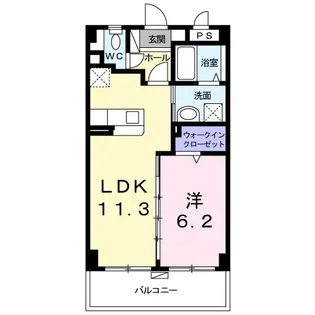 ビッグイースト ワン【3階】の間取り