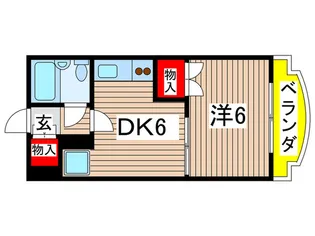 EJアパートメント【8階】の間取り