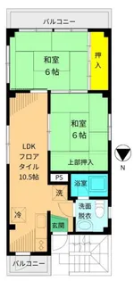 井上ビル【4階】の間取り