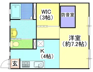 エトワールコーポ【2階】の間取り