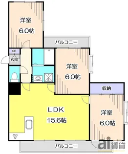 東京都練馬区東大泉3【マンション】の間取り