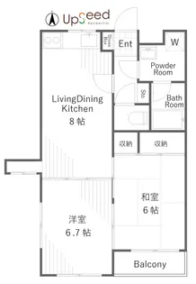 ウイスタリア雅【1階】の間取り
