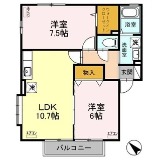 ラファエル V【2階】の間取り