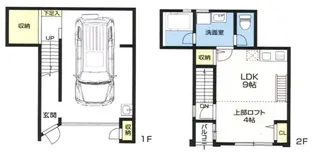 大阪府箕面市粟生外院3【一戸建】の間取り
