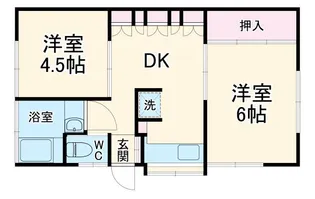 二葉荘【1階】の間取り