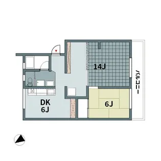 福岡県久留米市江戸屋敷1【マンション】の間取り