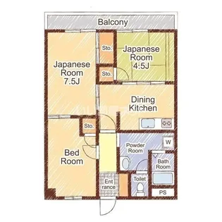 シティ21【3階】の間取り