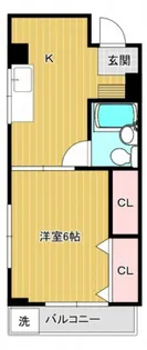 コーポ大下【3階】の間取り