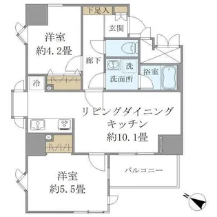 埼玉県さいたま市大宮区土手町1【マンション】の間取り