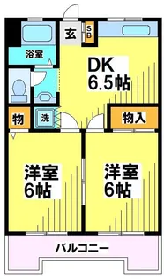 東京都世田谷区北烏山8【マンション】の間取り