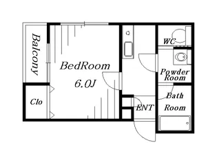 千葉県千葉市中央区長洲2【アパート】の間取り