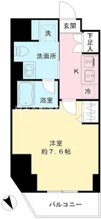 一番町レジデンス【6階】の間取り