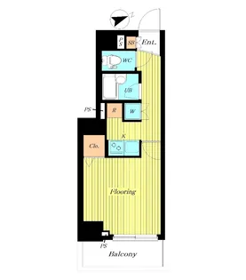パークウェル浜松町【9階】の間取り