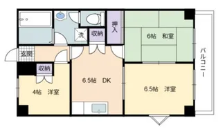 ニューシティマンション沼田【2階】の間取り