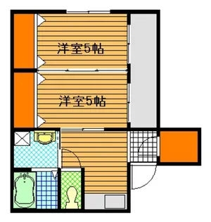 アイランドビル4【2階】の間取り