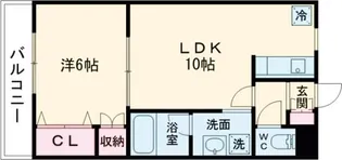 ローズフェアリー【3階】の間取り