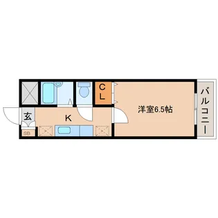 ビューファイン台原【1階】の間取り