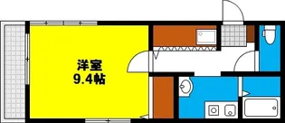 メゾンシャンティ【5階】の間取り