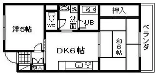大阪府泉北郡忠岡町忠岡中1【マンション】の間取り