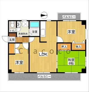 グランフォルム今泉【1階】の間取り