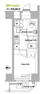 フォレシティ神田須田町【4階】の間取り