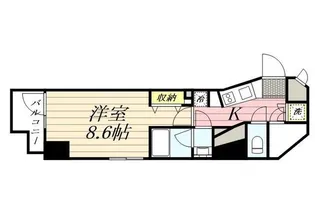 GRANPASEO麻布十番【14階】の間取り