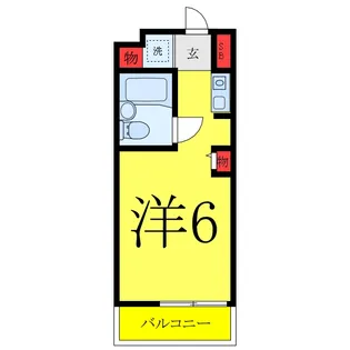 トップ下赤塚第3【3階】の間取り