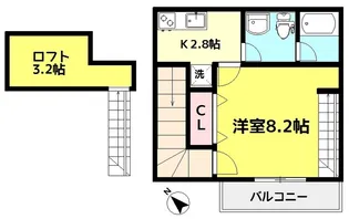 パラッツォ静【2階】の間取り