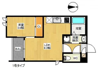Regalest廿日市駅前【3階】の間取り