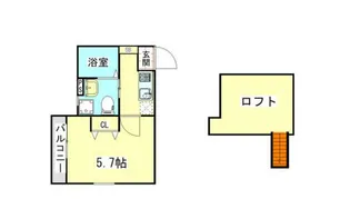 神奈川県横浜市保土ヶ谷区月見台【アパート】の間取り