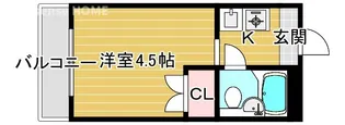 メゾン・ド・シュルヴィー【7階】の間取り