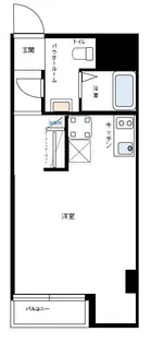 1Kの間取り画像