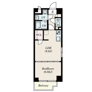 S-FORT 津新町【7階】の間取り